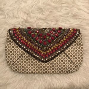 Boho Anthropologie Clutch